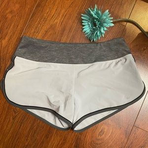 Ladies Grey ASICS running shorts